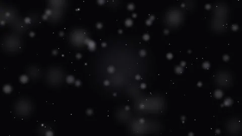 Motion of Falling Snowflakes in Night Sky Creating a Magical Winter Atmospher 库存影片 342558648