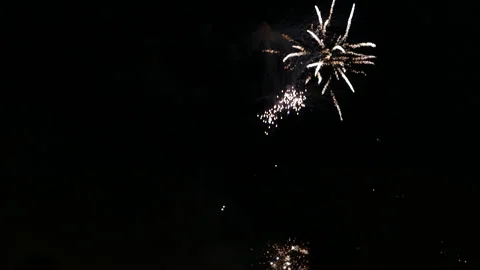 The motion of firework display on Canada day 動画素材 218117479