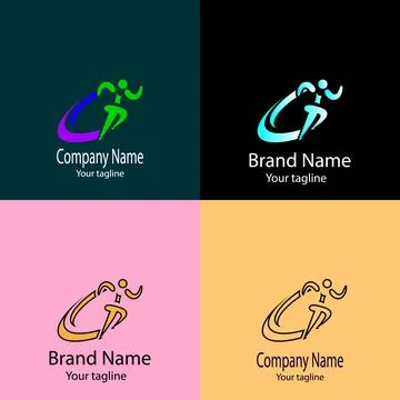 Motion Flow logo Stock Illustration