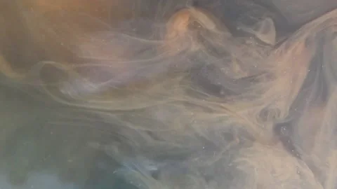 Motion flows a bright brown and blue color Mixing Stock Footage 146268608