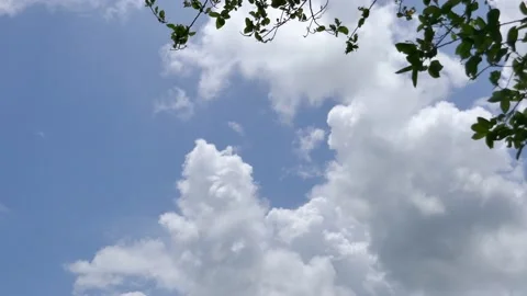 Motion footage of the white clouds Stock Footage 152548597