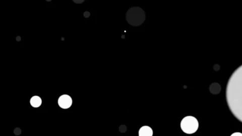 The motion forms a pattern of twinkling white spots against a black background Stock Footage 246137874