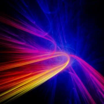 Motion fractal Stock Illustration