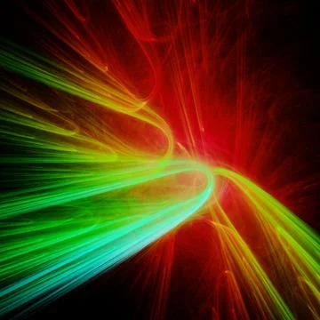 Motion fractal Stock Illustration