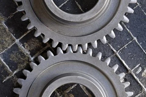 Motion gears - team force Stock Photos