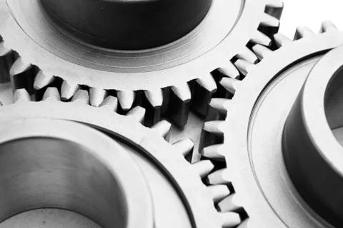 Motion gears - team force Stock Photos