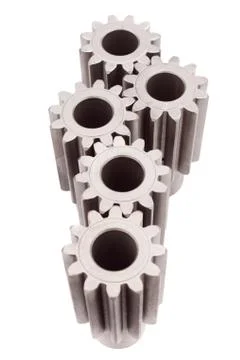 Motion gears - team force Stock Photos