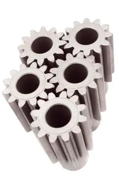 Motion gears - team force Stock Photos