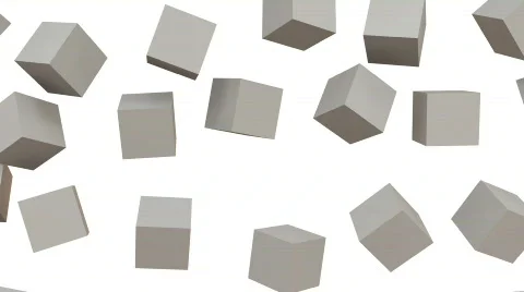 Motion geometric cube shapes  库存影片 863193