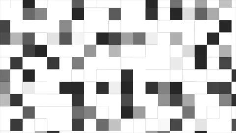 Motion geometric white gray and black square polygon square pattern background Stock Footage 149982865