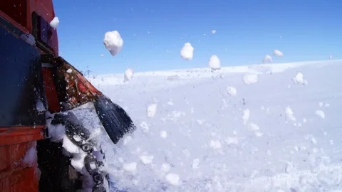 Motion on glacier in Antarctic Stock Footage 92568034