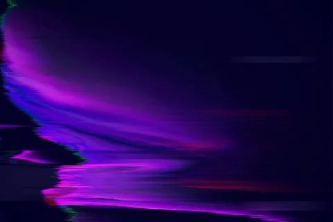 Motion Glitch interlaced Multicolored Distorted textured futuristic background Illustrazione stock