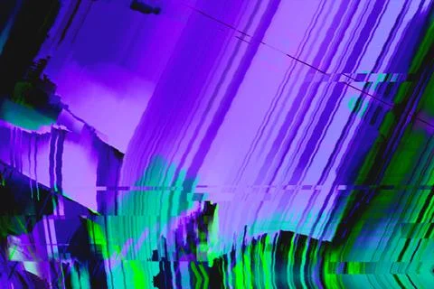 Motion Glitch Multicolored Distorted textured psychedelic zebra background Illustrazione stock