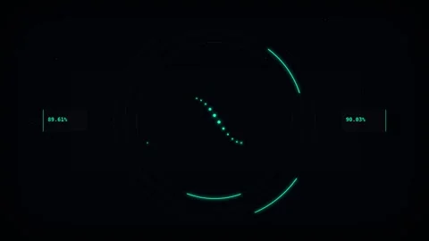 Motion of Glowing Digital Dots and Lines in Dark Space for Futuristic Visua.. 库存影片 342740536