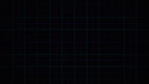 Motion of a glowing grid in a dark environment showcasing digital animation.. 库存影片 342643764