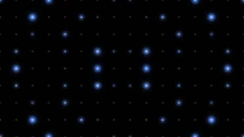 Motion of Glowing Stars in Space Creating a Dynamic Celestial Display for V.. 库存影片 342766075