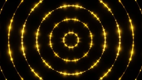 Motion gold light and transparent background, alpha channel, loop Vidéo 80476694
