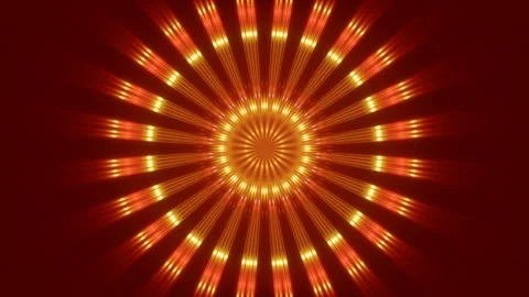 Motion gold particles and light on red background, loop Stock Footage 126561337