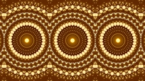 Motion gold particles on a red background, loop Stock Footage 86676705