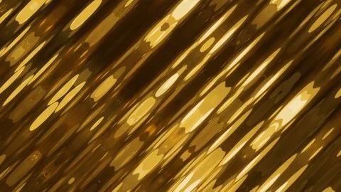 Motion gold shapes, abstract background, loop Stock Footage 84642949