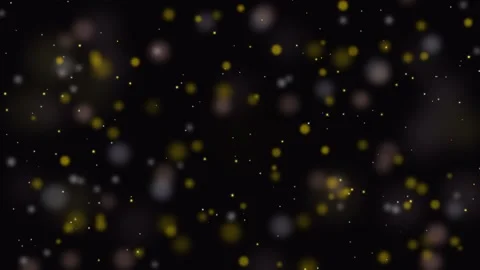 Motion of Golden Particles in Dark Background for Celebration and Festive E.. Stock-Footage 342623906