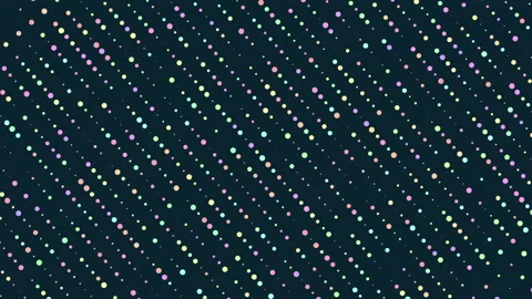 Motion gradient colorful dots pattern Video stock 195537359