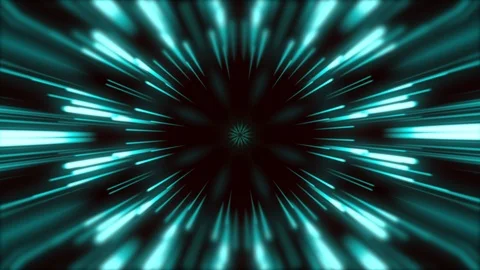 Motion graphic 4K seamless loop of flying into digital technologic tunnel.  스톡 동영상 126823862
