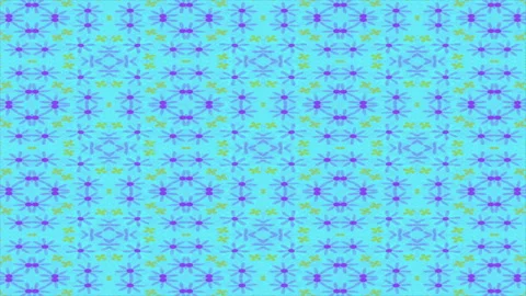 Motion graphic: 4K Seamless loop kaleidoscopic background. geometric kaleida Stock Footage 193860023