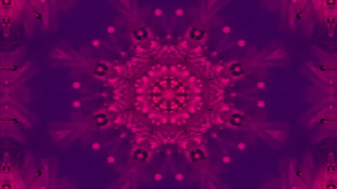 Motion graphic: 4K Seamless loop kaleidoscopic background. geometric kaleida Stock Footage 193866468
