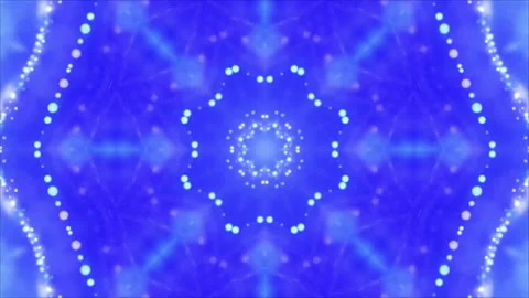 Motion graphic: 4K Seamless loop kaleidoscopic background. geometric kaleida Stock Footage 193867418