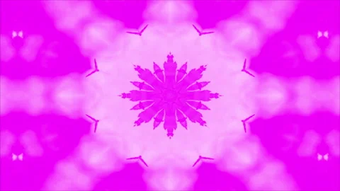 Motion graphic: 4K Seamless loop kaleidoscopic background. geometric kaleida Stock Footage 193874157