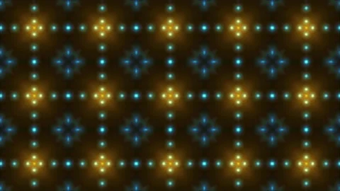 Motion graphic: 4K Seamless loop kaleidoscopic background. geometric kaleida Stock Footage 193875010