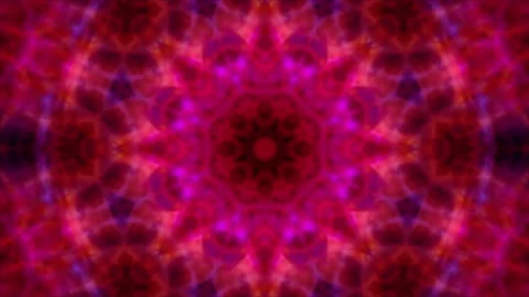 Motion graphic: 4K Seamless loop kaleidoscopic background. geometric kaleida Stock Footage 193879604