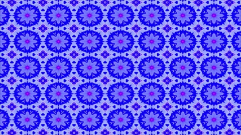 Motion graphic: 4K Seamless loop kaleidoscopic background. geometric kaleida Stock Footage 193884240