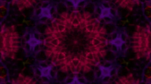 Motion graphic: 4K Seamless loop kaleidoscopic background. geometric kaleida Stock Footage 193886964