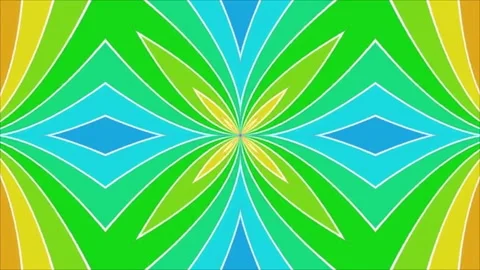Motion graphic: 4K Seamless loop kaleidoscopic background. geometric kaleida Stock Footage 193887901