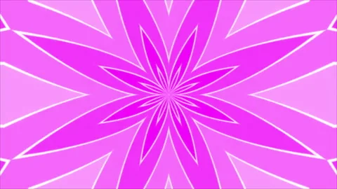 Motion graphic: 4K Seamless loop kaleidoscopic background. geometric kaleida Stock Footage 193892026