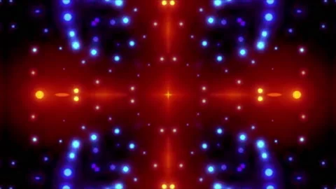 Motion graphic: 4K Seamless loop kaleidoscopic background. geometric kaleida Stock Footage 193898936