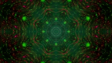 Motion graphic: 4K Seamless loop kaleidoscopic background. geometric kaleida Stock Footage 193903405