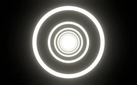 Motion graphic 4k Simple Empty Dark Futuristic Sci Fi Room dark with lights Illustrazione stock