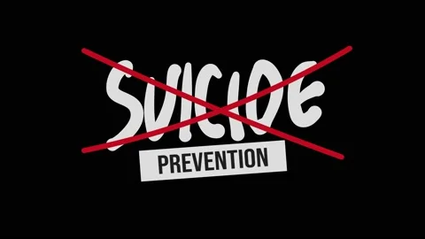 Motion graphic about world suicide prevention day concept Stock Footage 138886993