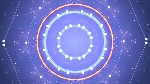 Motion graphic for abstract datacenter or server. Geometrical pattern in Stock Footage 123812544