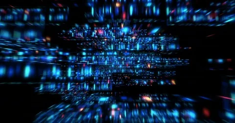 Motion graphic for abstract datacenter, server, internet, speed. Stock Footage 72554278