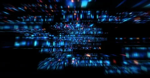 Motion graphic for abstract datacenter, server, internet, speed. Stock Footage 72556467