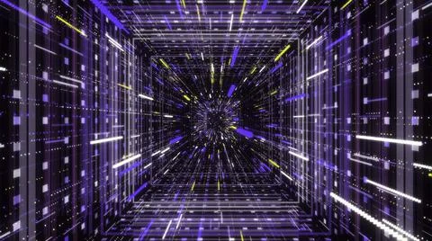 Motion graphic for abstract datacenter, server, internet, speed. Animation Stock Illustration