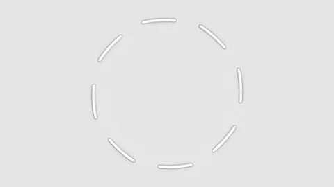 Motion graphic with abstract forms and hemispheres. useful for logo reveal Stock Footage 82062302