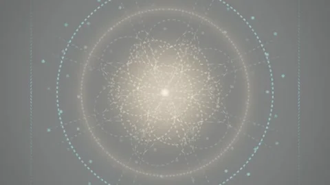 Motion graphic with abstract patterns and light effects Stock Footage 337389006