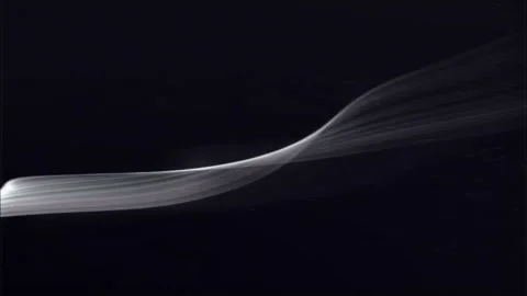 Motion graphic: Abstract wave line movement Stock Footage 294206117