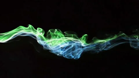 Motion graphic: Abstract wave lines, color stripes Stock Footage 193936273