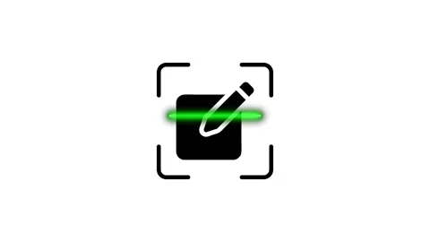 A motion graphic animation of a file scanning icon on a white background, s.. Stock Footage 346498405